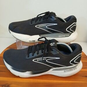 Brooks Glycerin GTS 21 Mens 13 D Black Running Shoes Sneakers 1104201D090